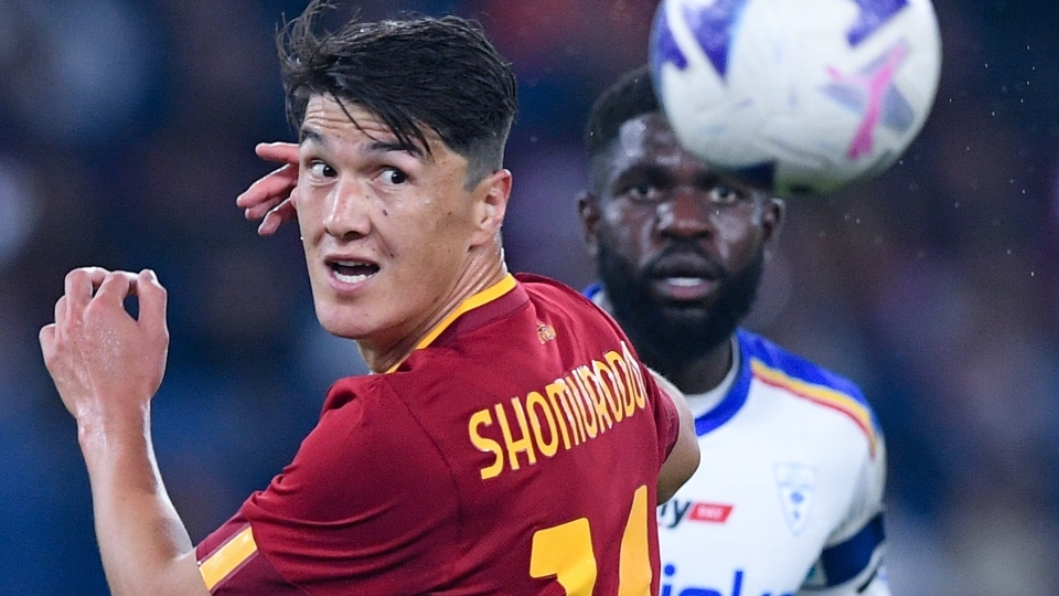 2022, Roma-Lecce, Eldor Shomurodov (Roma). Foto di Giuseppe Maffia per Getty Images