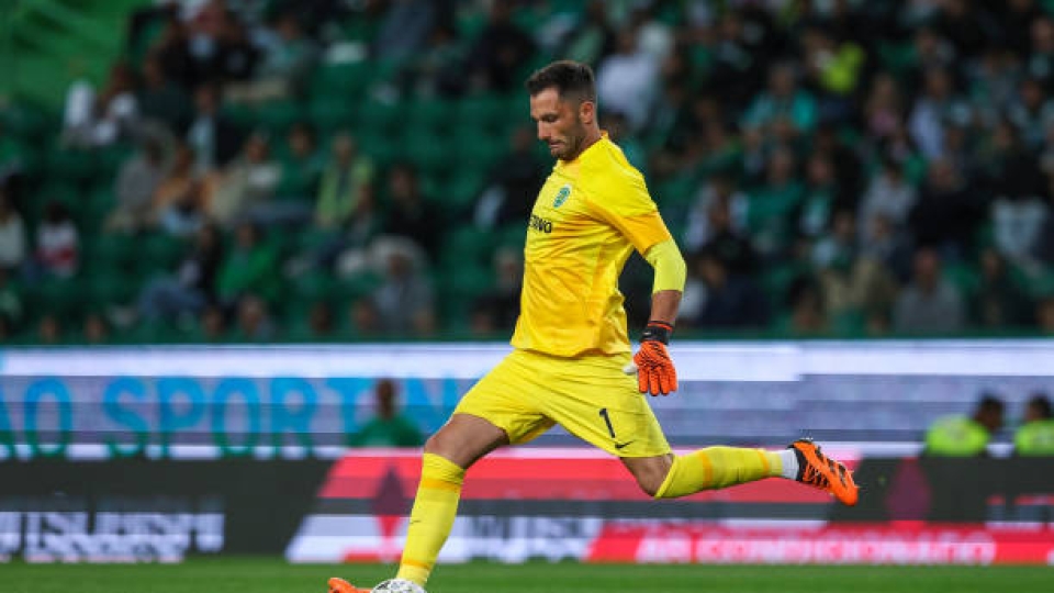 Antonio Adán, portiere spagnolo dello Sporting Lisbona Antonio Adán