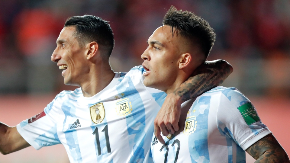 Angel Di Maria e Lautaro Martinez, Argentina