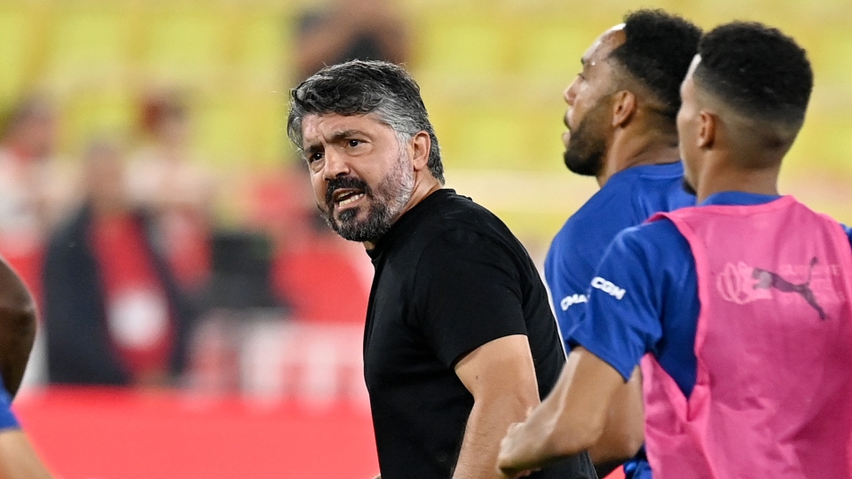 Gennaro Gattuso, tecnico dell\ Gennaro Gattuso, Olympique Marsiglia, Ligue 1 (France)