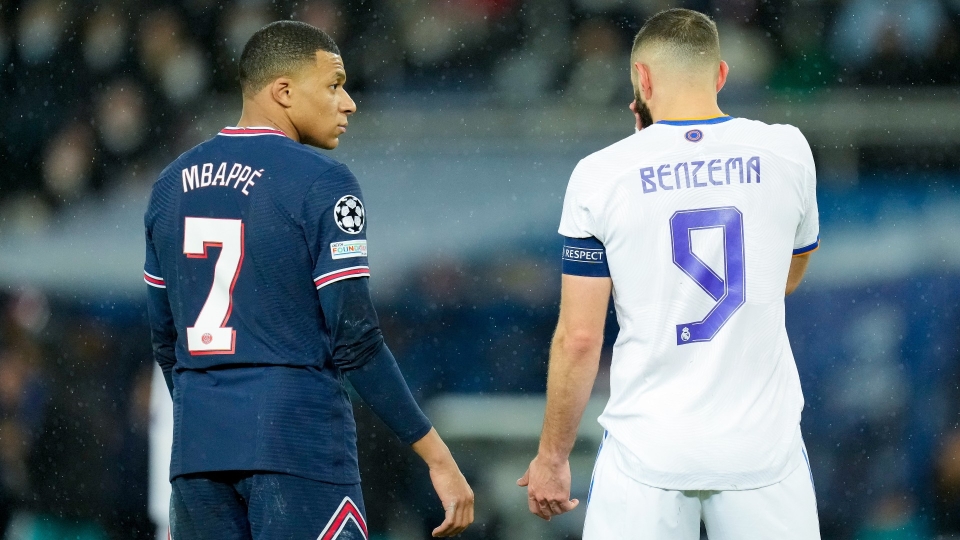 Kylian Mbappe, Karim Benzema, Paris Saint-Germain, Real Madrid