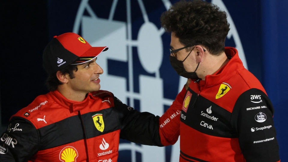 Sainz e Binotto Carlos Sainz, Mattia Binotto