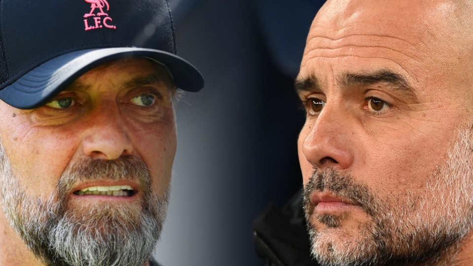 Jurgen Klopp e Pep Guardiola Jurgen Klopp e Pep Guardiola