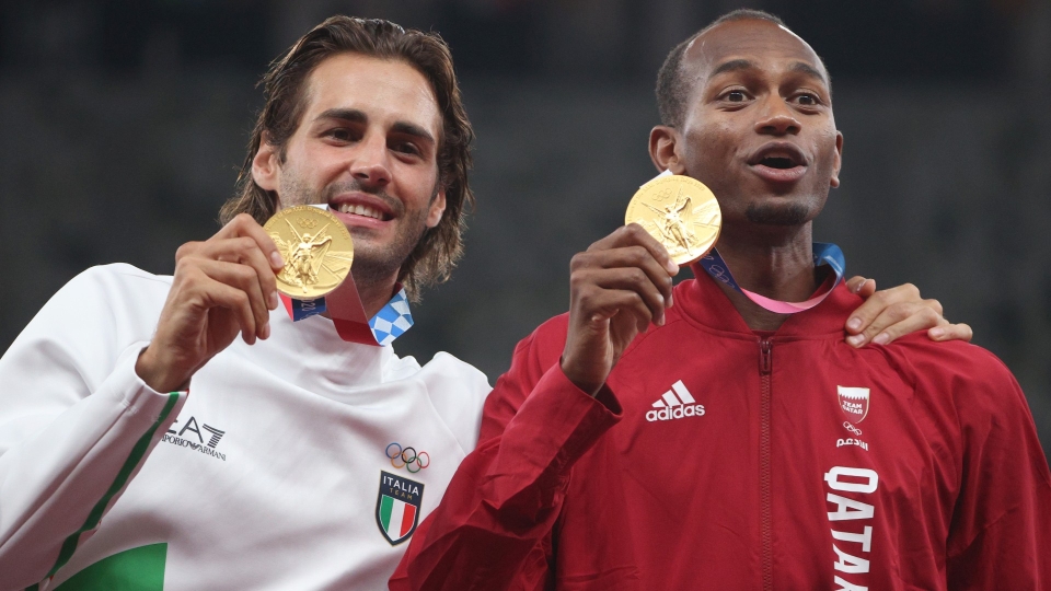 Gianmarco Tamberi, Mutaz Essa Barshim, 2020 OIympics