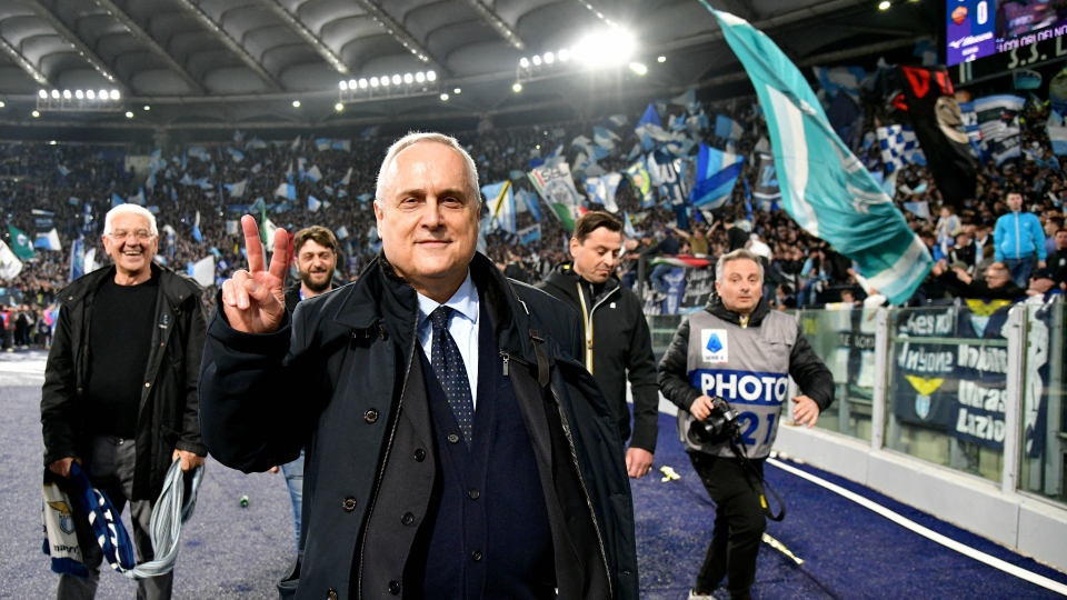 Il presidente della Lazio Claudio Lotito
