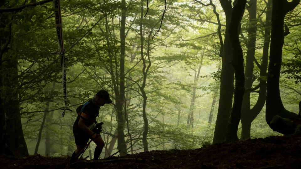 Corsa in montagna Runner