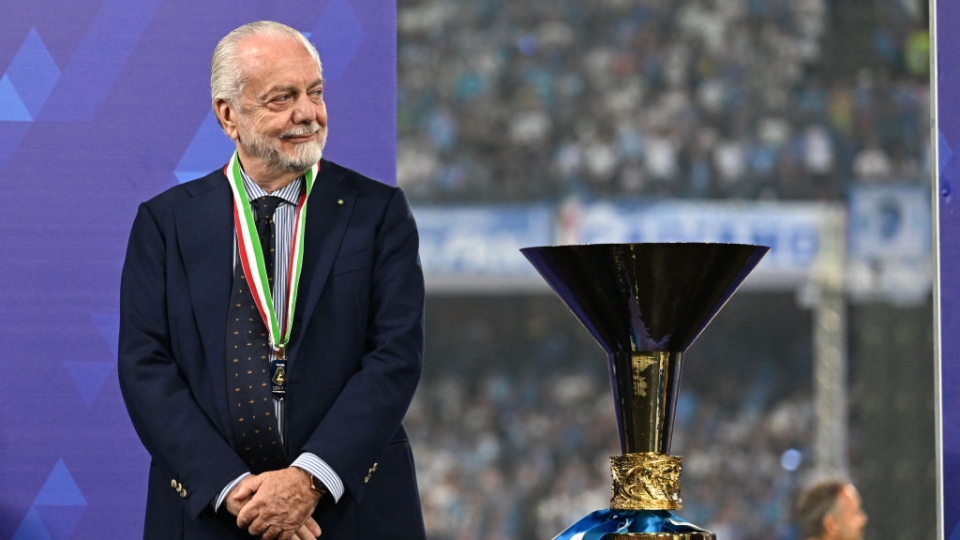 Aurelio De Laurentiis, presidente del Napoli