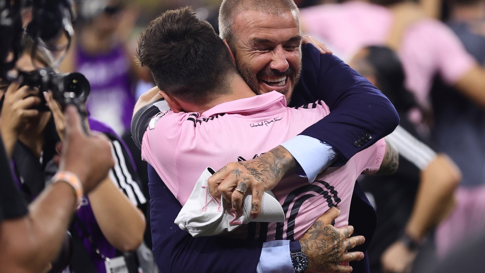 Lionel Messi, David Beckham