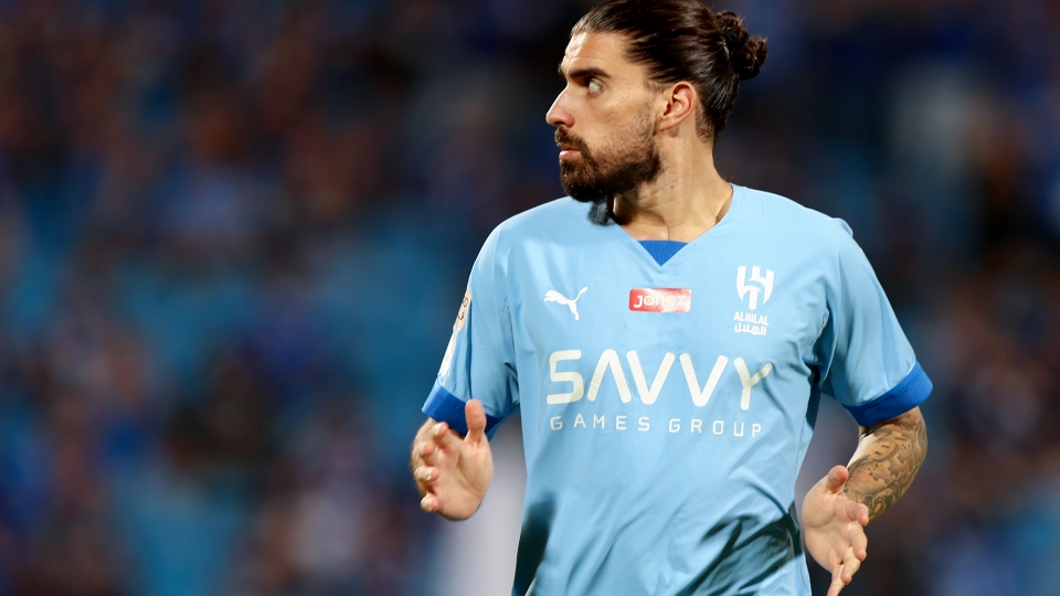 Ruben Neves con ka maglia dell\ Ruben Neves, Al Hilal, Saudi Pro League