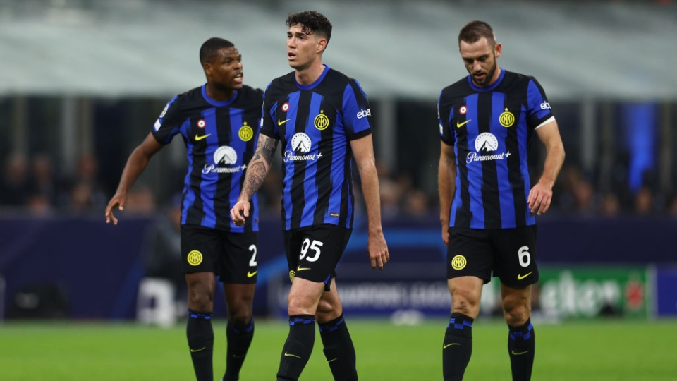 Dumfries, Bastoni e De Vrij, Inter