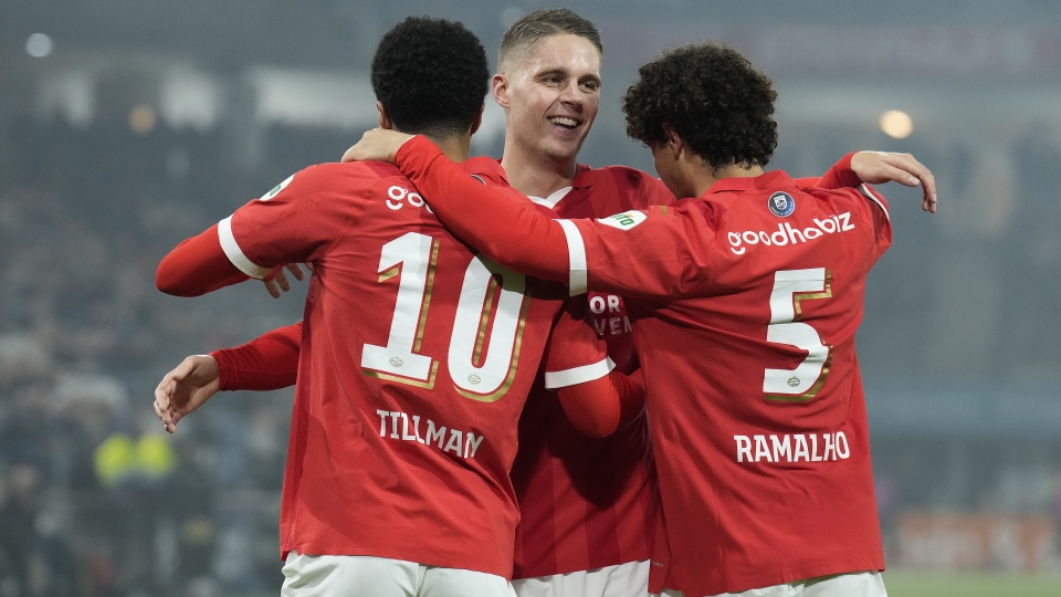 Tillman, Veerman, Ramalho, PSV Eindhoven, Eredivisie