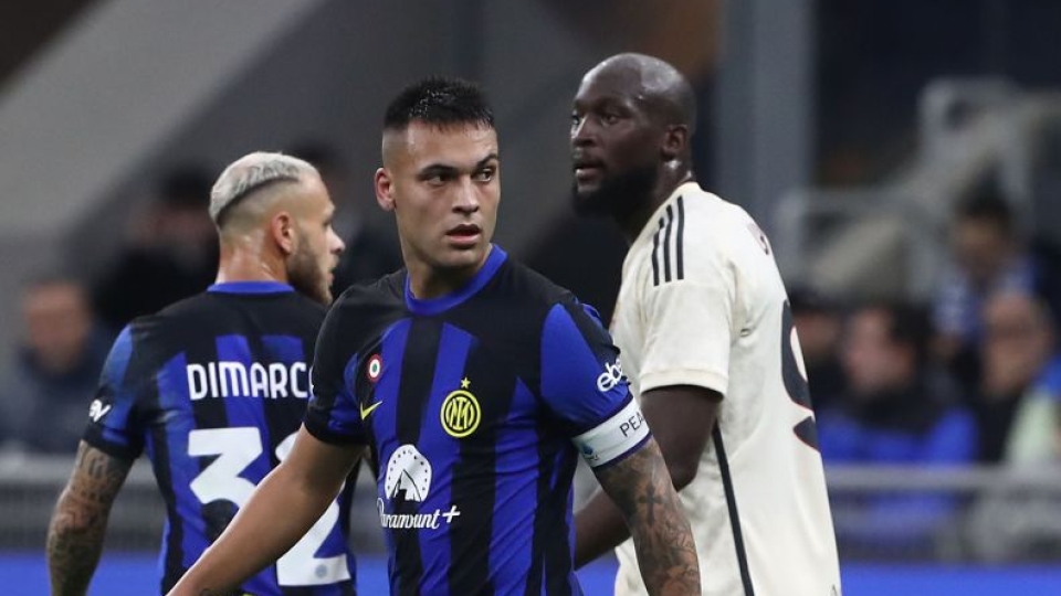 Lautaro Martinez e Romelu Lukaku
