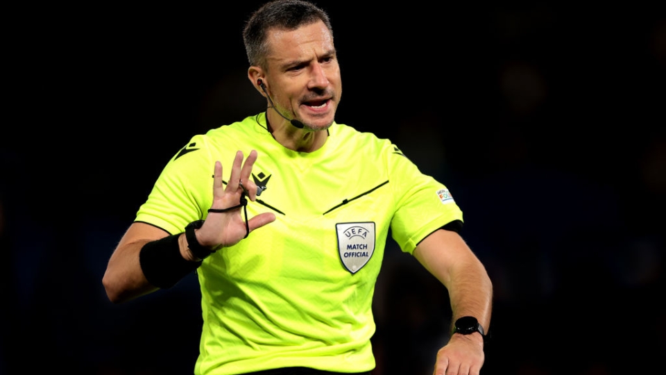 Slavko Vincic, 44enne arbitro sloveno Slavko Vincic, 44enne arbitro sloveno