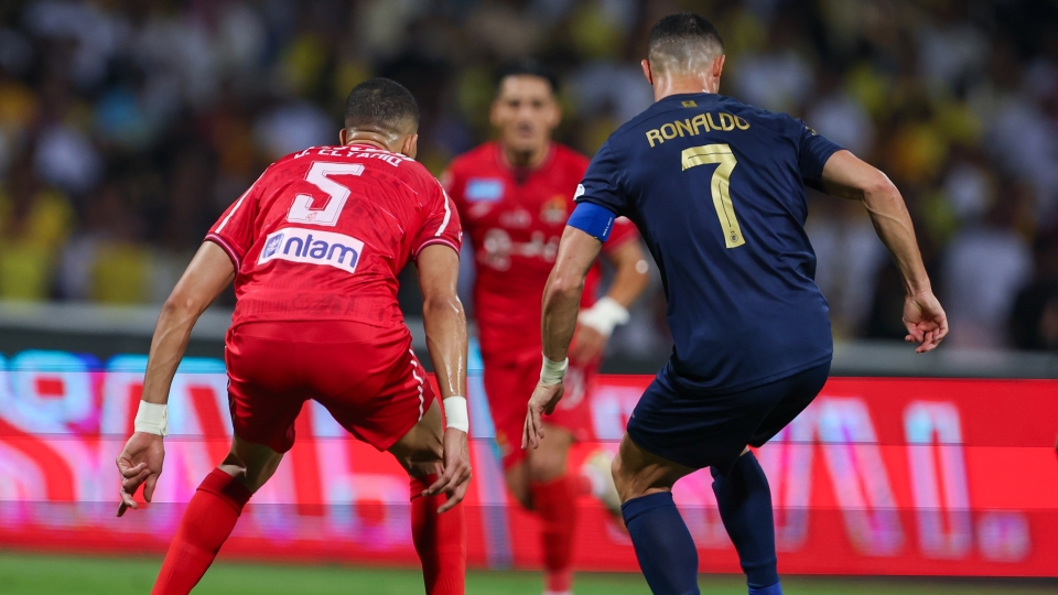 Cristiano Ronaldo in azione nel campionato arabo Cristiano Ronaldo, Saudi Pro League