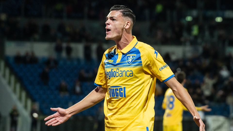 Cuni segna il suo primo gol con la maglia del Frosinone Cuni, Frosinone, Serie A
