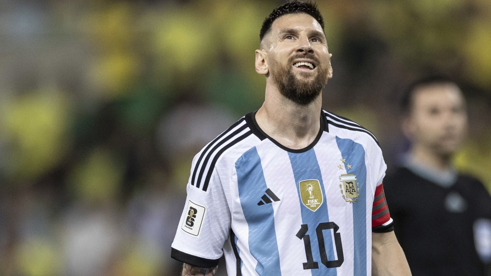 Lionel Messi durante Brasile-Argentina Lionel Messi
