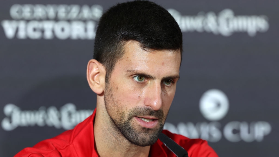 Il numero uno al mondo Novak Djokovic