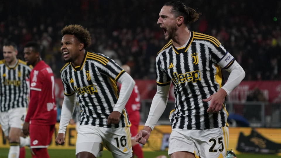 Weston McKennie e Adrien Rabiot, Juventus Weston McKennie e Adrien Rabiot, Juventus