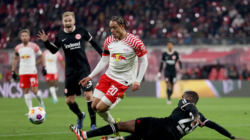 Duello di gioco in Lipsia-Eintracht Francoforte Eintracht Francoforte, Lipsia