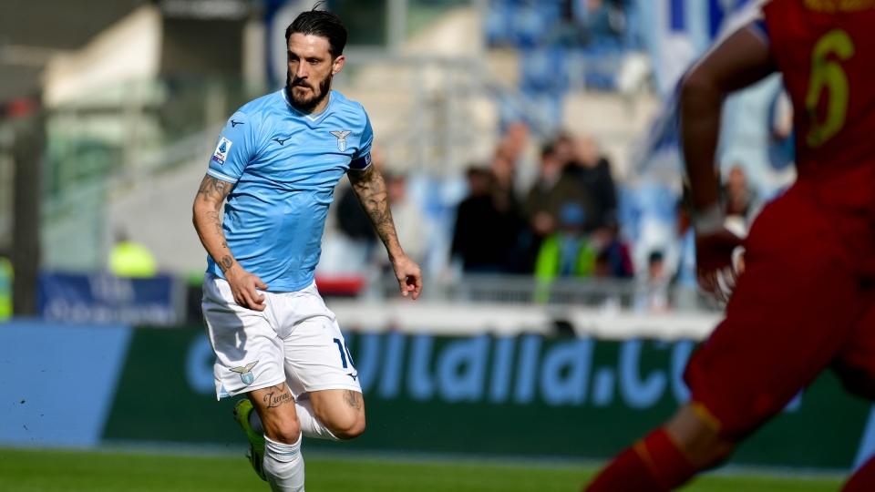 Luis Alberto durante Lazio-Lecce Luis Alberto