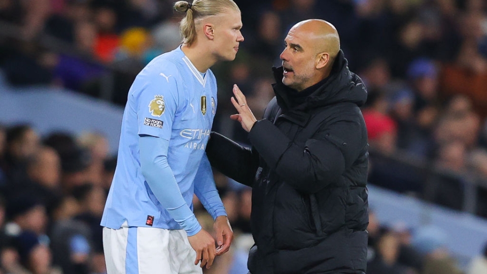 Haaland e Guardiola