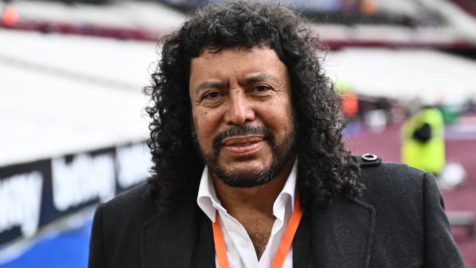 Rene Higuita al London Stadium prima di West Ham-Chelsea Rene Higuita