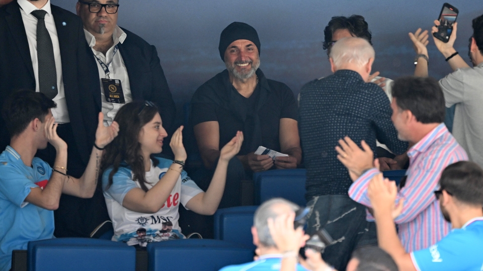 Luciano Spalletti al Maradona Luciano Spalletti