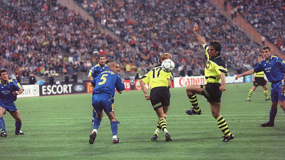 28 maggio 1997, finale di Champions League tra Borussia Dortmund e Juventus