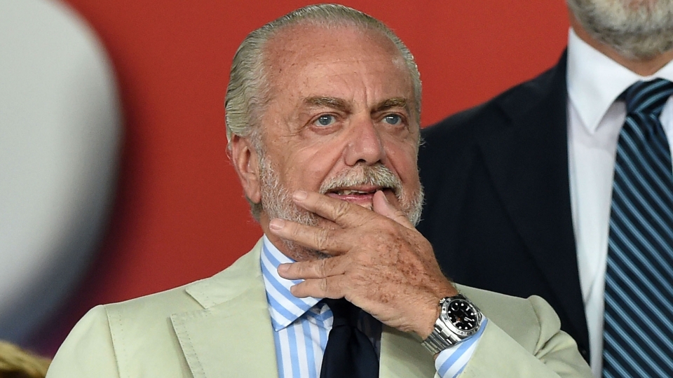 Il residente del Napoli Aurelio De Laurentiis Aurelio De Laurentiis