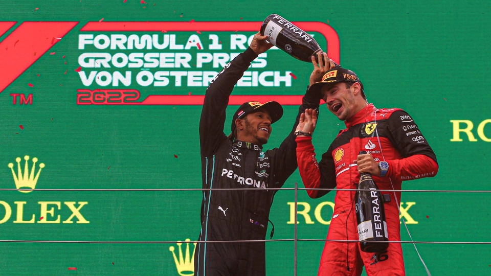 Charles Leclerc, Lewis Hamilton
