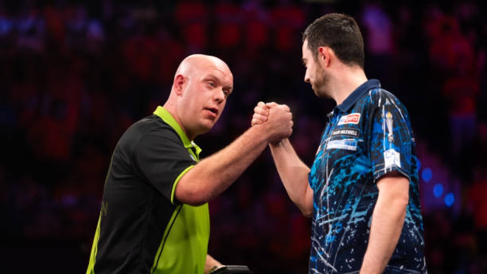 Michael van Gerwen e Luke Humphries 