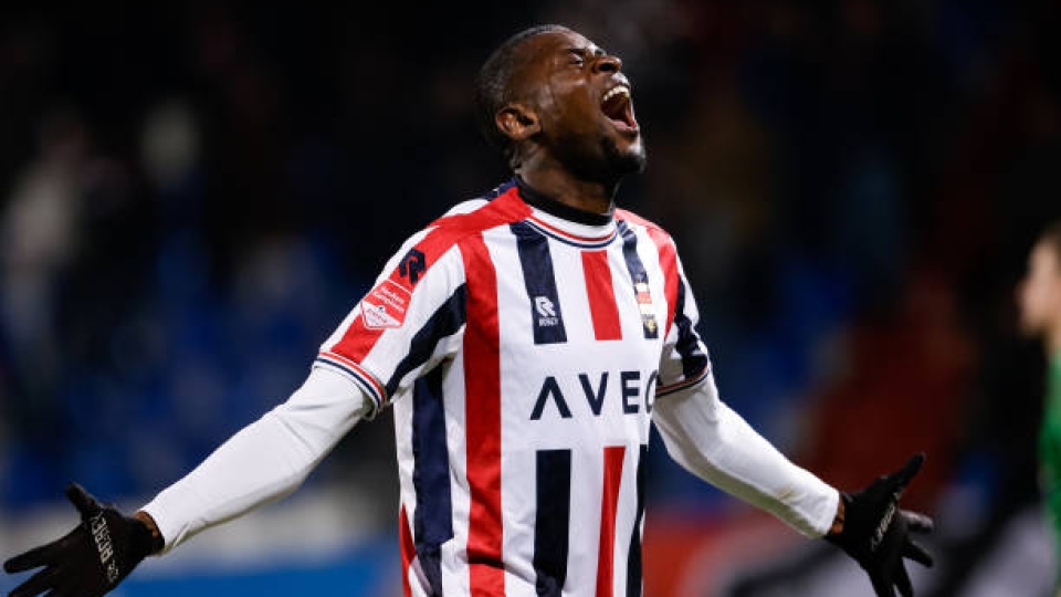 Jeremy Bokila, attaccante del Willem II Jeremy Bokila