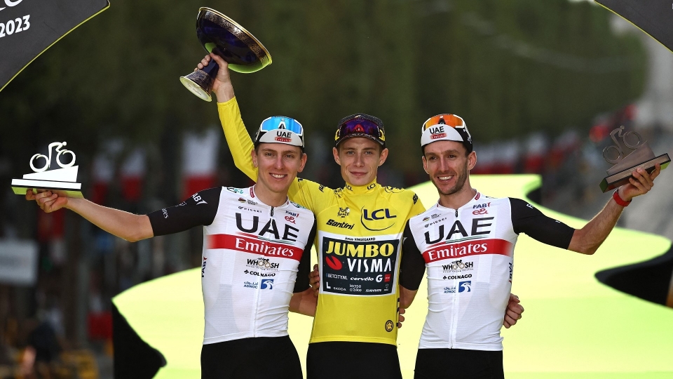 Vingegaard, Pogacar, Yates