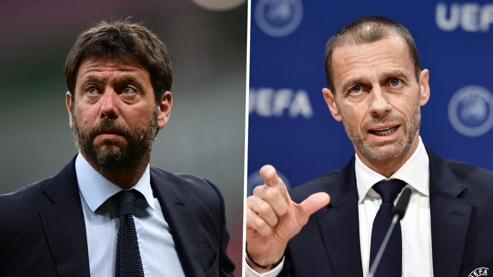Agnelli Ceferin split Jpeg Agnelli Ceferin split Jpeg