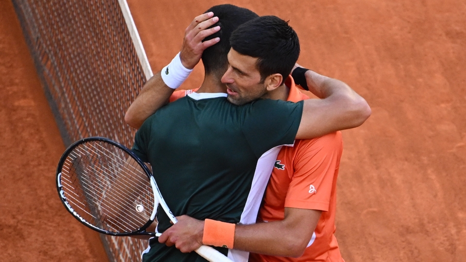 Alcaraz e Djokovic
