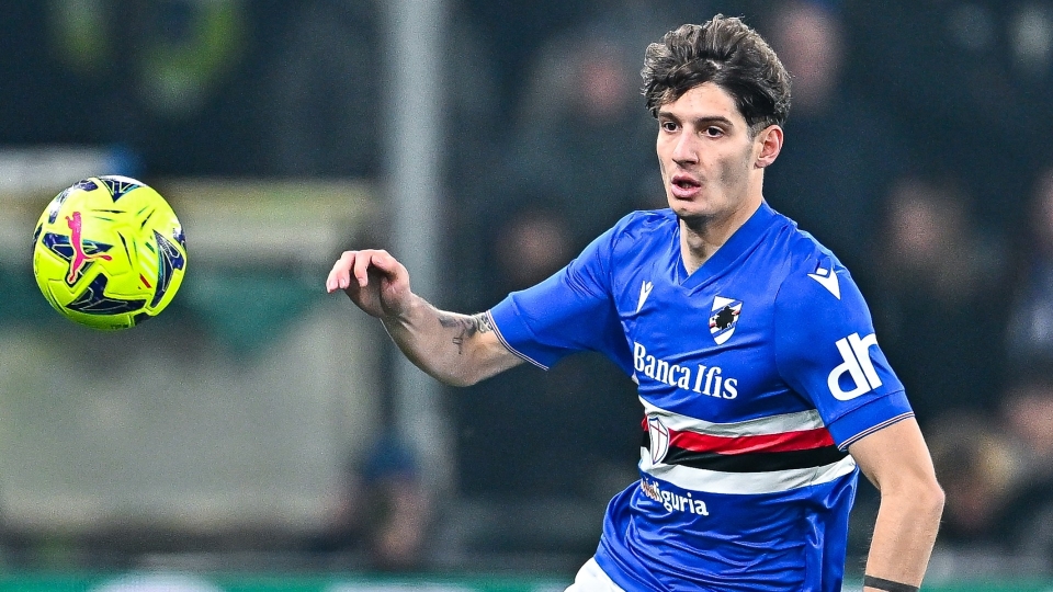 Alessandro Zanoli, Sampdoria 2022-2023. Foto di Simone Arveda per Getty Images