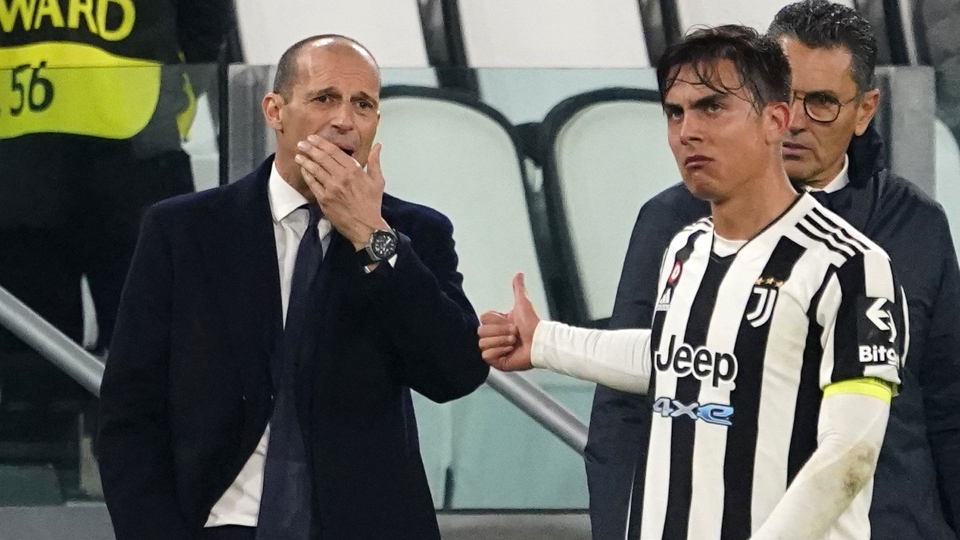 Max Allegri e Paulo Dybala Allegri, Dybala