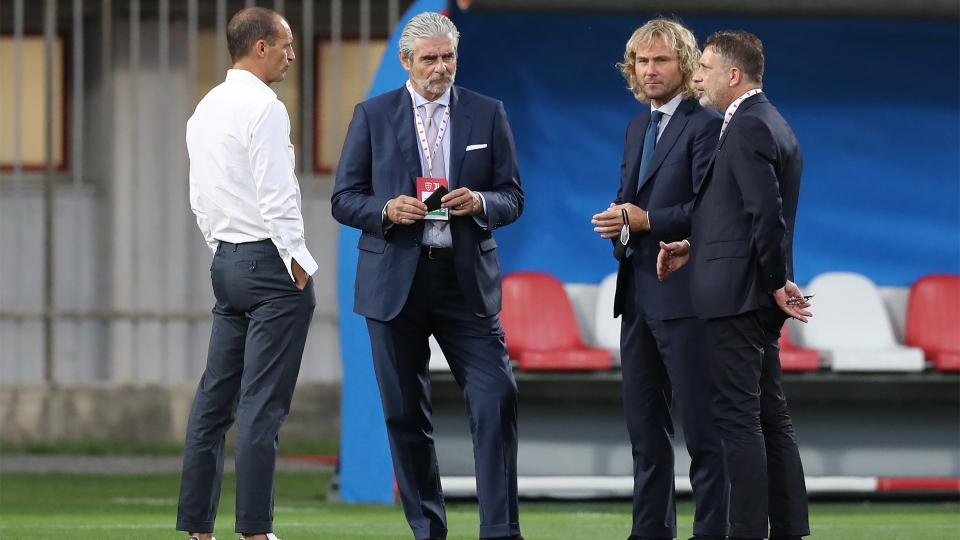Allegri e la dirigenza della Juventus Allegri e la dirigenza della Juventus