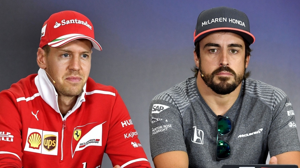 alonso, vettel