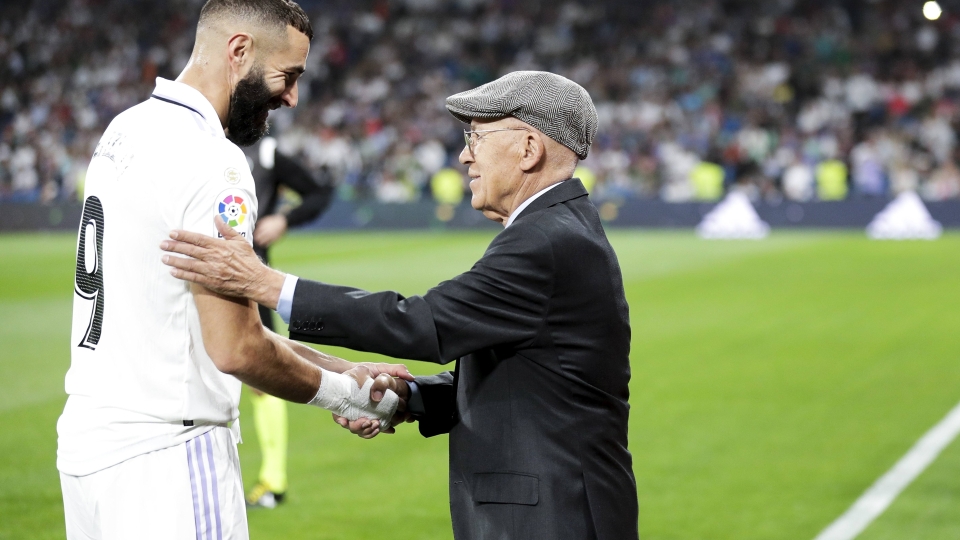 Amancio con Benzema