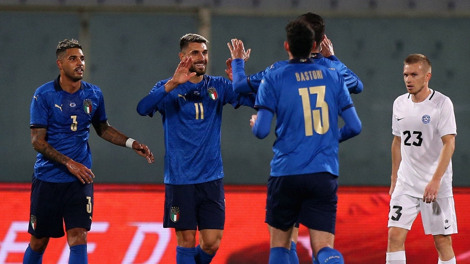 Amichevole: Italia-Estonia 4-0