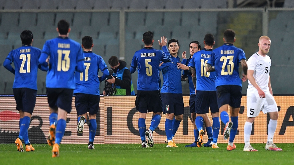 Amichevole: Italia-Estonia 4-0