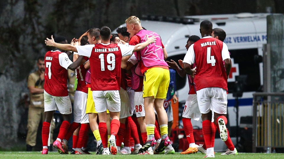 Andata Playoff Champions League 2023-2024: Sporting Braga-Panathinaikos 2-1