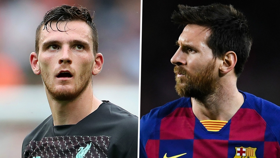 Andy Robertson Lionel Messi