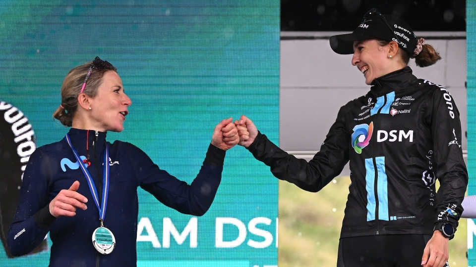 Annemiek Van Vleuten e Juliette Labous Annemiek Van Vleuten e Juliette Labous