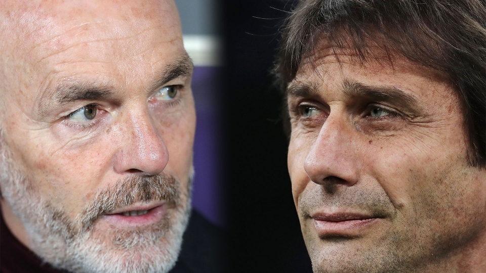 Antonio Conte e Stefano Pioli Antonio Conte e Stefano Pioli