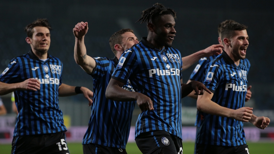 Atalanta in festa per il successo sul Napoli Atalanta