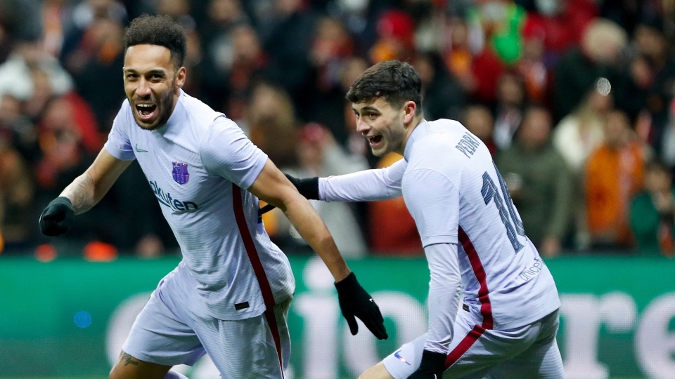 Aubameyang e Pedri