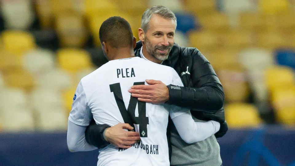 Alassane Plea and Marco Rose