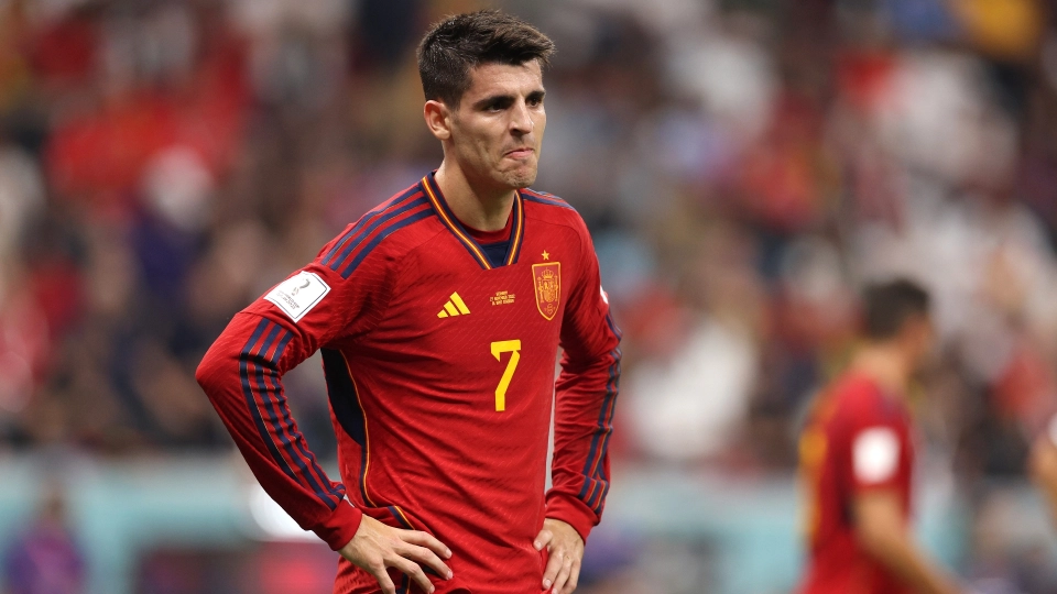 Alvaro Morata Spain v Germany World Cup 11272022